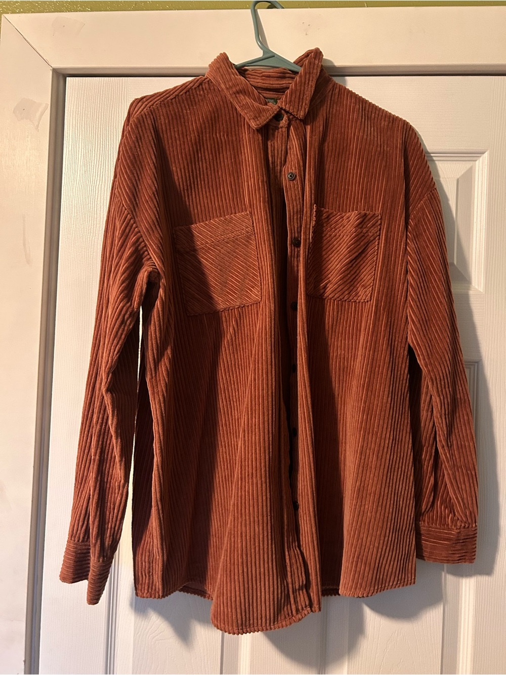 Women’s Mauve Corduroy Button-Up Jacket